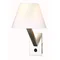 Applique murale Orlando nickel blanc