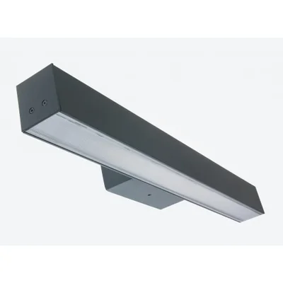 Applique murale QUALIS 56 cm 15 W 4000 K 1800 lm Lampe PC graphite MICRO
