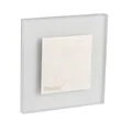 APUS LED luminaire d'escalier 0,8W 13lm 12V 3000K IP20 carré argent