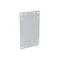 AR032M03 2 mm galvanized steel mounting plate for ARIA 32 type enclosures, 250×150 mm (HxW)