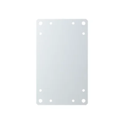 AR032M03 Piastra di montaggio in acciaio zincato da 2 mm per custodie tipo ARIA 32, 250×150 mm (AxL)