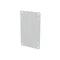 AR032M03 Placa de montaje de acero galvanizado de 2 mm para cajas tipo ARIA 32, 250 × 150 mm (alto x ancho)