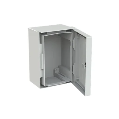 AR032P13 gray housing, 12M, IP66, class II, 315x215x170mm (HxWxD) | empty | solid door | no N+PE