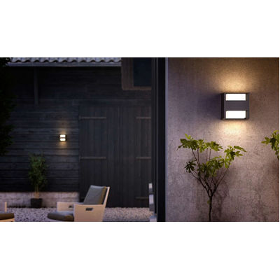 ARBOUR Lampa zewnętrzna ścienna 2x4,5W LED 800Lm WW antracytowa
