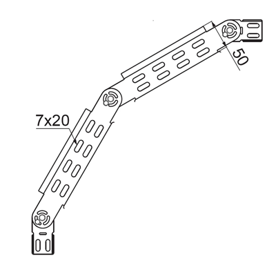 Arc articulé, LLJ200H50