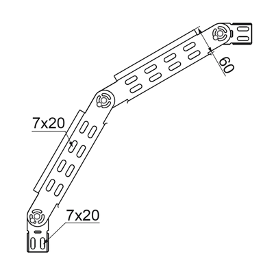 Arc articulé, LLJ200H60