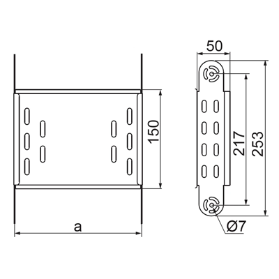 Arceau articulé, ELJ200H50