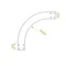 Arco vertical exterior, ancho 400 mm, alto 160 mm