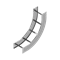 Arco verticale interno, larghezza 300mm, altezza 160mm