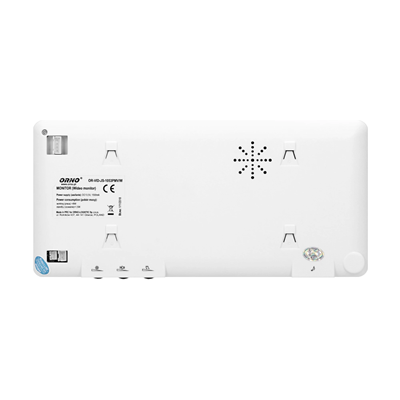 ARCUS RFID Handsfree video intercom set 7" LCD pin hole memory with key fob reader white