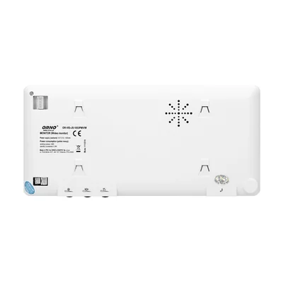 ARCUS RFID Handsfree video intercom set 7" LCD pin hole memory with key fob reader white
