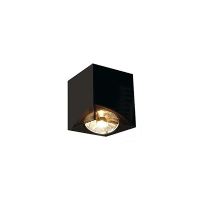 Arcylbox Ceiling lamp black transparent