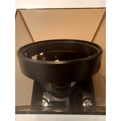 Arcylbox Ceiling lamp black transparent
