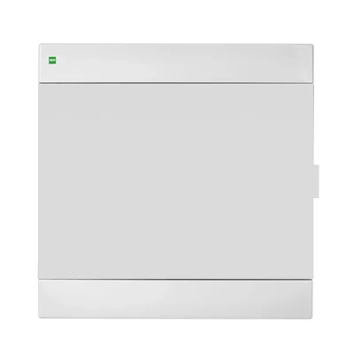 AREO switchgear 2x18 PE+N, surface-mounted, IP40 white