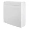 AREO switchgear 2x18 PE+N, surface-mounted, IP40 white