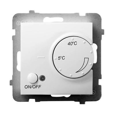 ARIA Controlador de temperatura con sensor superior, blanco