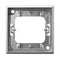 ARIA Cornice di montaggio decorativa per connettori tripli, argento