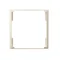 ARIA Decorative frame for double sockets for ecru frames