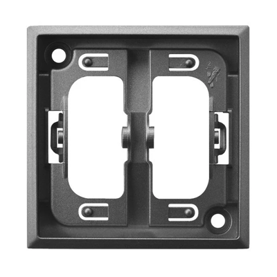 ARIA Decorative mounting frame for connectors gray mat