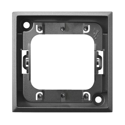 ARIA Decorative mounting frame for triple connectors gray mat