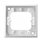 ARIA Decorative mounting frame for triple connectors white