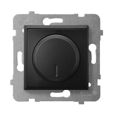 ARIA Drehdimmer schwarz metallic