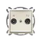 ARIA Durchgangs-RTV-Buchse 10 dB ecru