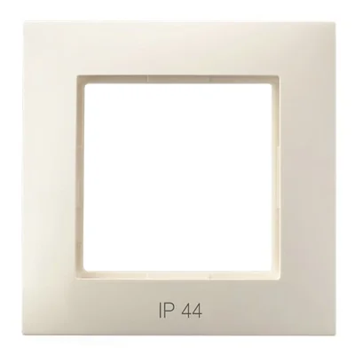 ARIA Einzelrahmen für IP44 Ecru-Sets