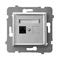 ARIA Gniazdo komputerowe pojedyncze, kat. 5e srebro