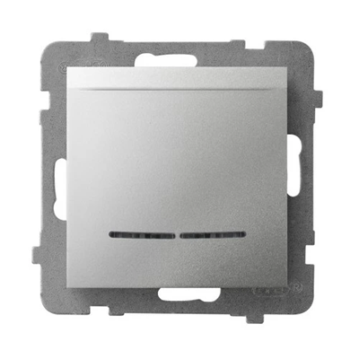 ARIA Hotel switch with silver backlight