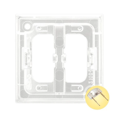 ARIA LED backlight assembly for switches gold