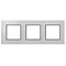 ARIA Prestige triple frame brushed aluminum