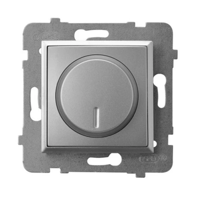 ARIA Push-turn dimmer silver