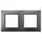 ARIA Рамка подвійна, сіра мат