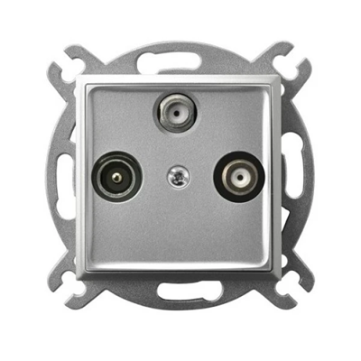 ARIA RTV DATA socket silver