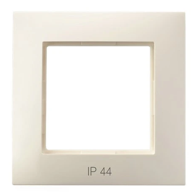 ARIA Single frame for IP44 ecru sets