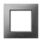 ARIA Single frame for sets IP44 gray mat