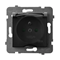 ARIA Splashproof socket with grounding and shutters IP44 gray mat