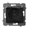 ARIA Splashproof socket with grounding and shutters IP44 gray mat