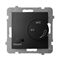 ARIA Temperature controller with underfloor sensor black metallic