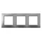 ARIA Tripla cornice argento