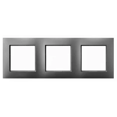 ARIA Triple cadre gris mat
