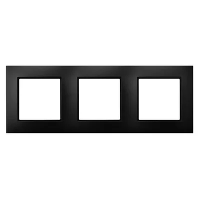 ARIA Triple frame black metallic