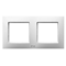 ARIA White double frame for IP44 sets