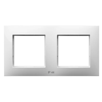 ARIA White double frame for IP44 sets