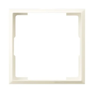 ARIA Zierrahmen für Einzelsteckdosen ohne Klappen, IT- und Ecru-Dimmer