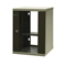 Armadio pensile separato 10'' 9U, ante in lamiera/vetro, 325×330x445, RAL: Armadio 7044, ripiano incluso