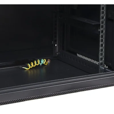 Armario colgante 15U RACK 19", plegado, negro