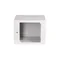 Armario mural de 19" x 600 x 600 mm, IP 54, paredes laterales macizas, puerta de cristal, interior, RAL 7035