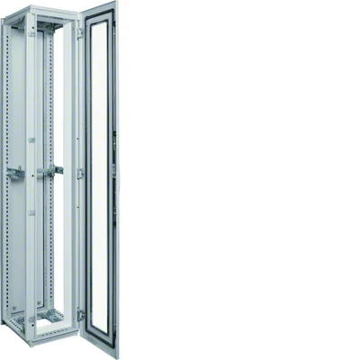 Armoire au sol série UNIVERS IP54/I 1900x350x400 1 champ porte transparente